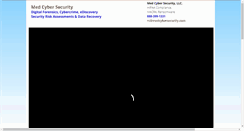 Desktop Screenshot of medcybersecurity.com