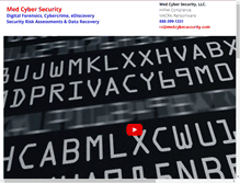 Tablet Screenshot of medcybersecurity.com